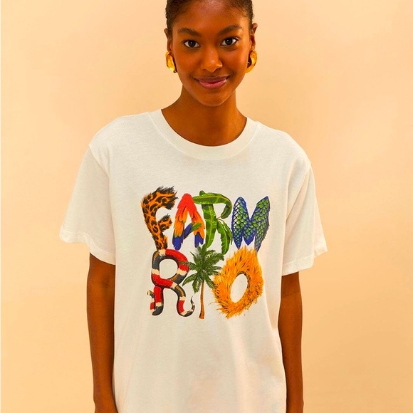 FARM Rio Tops - FARM Rio Colorful Nature-Inspired Graphic Tee